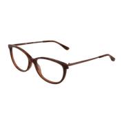 Bruine Rechthoekige Optische Brillen met Etui Hugo Boss , Brown , Dame...