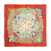 Pre-owned Silk scarves Hermès Vintage , Multicolor , Dames