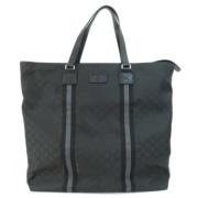 Pre-owned Nylon totes Gucci Vintage , Black , Dames