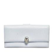 Pre-owned Leather wallets Alexander McQueen Pre-owned , White , Dames