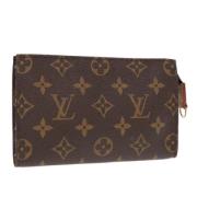 Pre-owned Canvas pouches Louis Vuitton Vintage , Brown , Dames