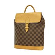 Pre-owned Canvas backpacks Louis Vuitton Vintage , Brown , Dames