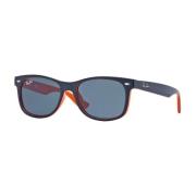 Blauwe Junior New Wayfarer Zonnebril Ray-Ban , Blue , Unisex