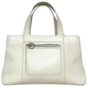 Pre-owned Leather handbags Salvatore Ferragamo Pre-owned , Beige , Dam...