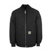 Gerecycled Polyester Liner Jack Carhartt Wip , Black , Heren