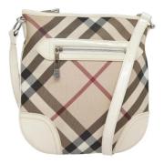 Pre-owned Canvas shoulder-bags Burberry Vintage , Beige , Dames