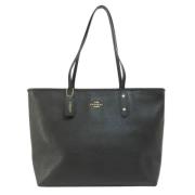 Pre-owned Leather shoulder-bags Coach Pre-owned , Black , Dames