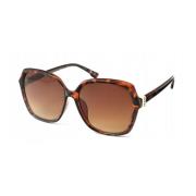 Bruine Resin Zonnebril met Categorie 3 Lens Guess , Brown , Dames