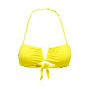 Wire Bandeau Bikini Top Only , Yellow , Dames