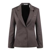 Omkeerbare Kraag Combi Overhemd Helmut Lang , Gray , Dames