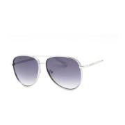 Grijze Metalen Zonnebril met UV-bescherming Guess , Gray , Dames