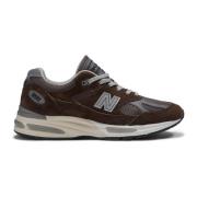 Bruine Sneakers 991v2 Pinecone/Brown/Smoked Pearl New Balance , Brown ...