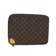 Pre-owned Canvas home-office Louis Vuitton Vintage , Brown , Dames