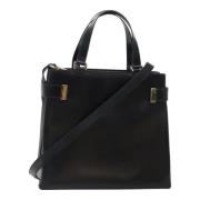 Pre-owned Leather handbags Gucci Vintage , Black , Dames