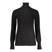 Zwarte longsleeve met borduursel Guess , Black , Dames