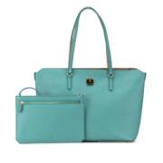 Pre-owned Leather totes MCM Pre-owned , Green , Dames