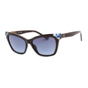 Blauwe Lens Hars Zonnebril UV Bescherming Guess , Brown , Dames