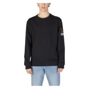 Heren Sweatshirt Herfst/Winter Collectie Moschino , Black , Heren