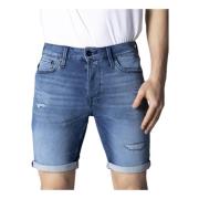 Gescheurde Denim Shorts voor Mannen Jack & Jones , Blue , Heren