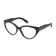 Paarse Cat Eye Optische Frames Philipp Plein , Purple , Dames