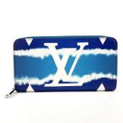 Pre-owned Canvas wallets Louis Vuitton Vintage , Blue , Dames