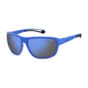 Blauw Harsen Frame Zonnebril UV-bescherming Polaroid , Blue , Unisex