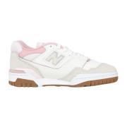 Witte en roze lage sneakers New Balance , Beige , Dames