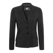 Stijlvol Getailleerd Blazer Drie-Knoopsluiting Riani , Black , Dames