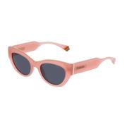 Roze Resin Zonnebril met UV-bescherming Polaroid , Pink , Dames