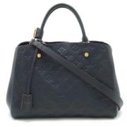 Pre-owned Canvas louis-vuitton-bags Louis Vuitton Vintage , Blue , Dam...