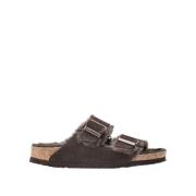 Sandalen met Bontbekleding Birkenstock , Brown , Heren