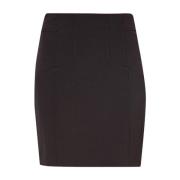 Zwarte Stretch Mini Rok Liu Jo , Black , Dames