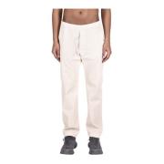 Katoenmix Slim Fit Broek Barena Venezia , White , Heren