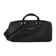 Zwarte Eco-lederen Handtas met Studs John Richmond , Black , Dames