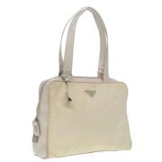 Pre-owned Nylon totes Prada Vintage , Beige , Dames