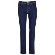 Donkerblauwe Bard Jeans Collectie Jacob Cohën , Blue , Heren