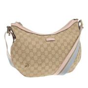 Pre-owned Canvas gucci-bags Gucci Vintage , Beige , Dames