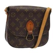 Pre-owned Canvas louis-vuitton-bags Louis Vuitton Vintage , Brown , Da...