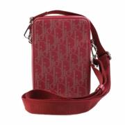 Pre-owned Leather dior-bags Dior Vintage , Red , Dames