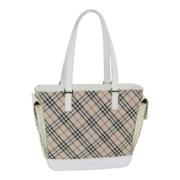 Pre-owned Canvas handbags Burberry Vintage , Beige , Dames