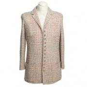 Pre-owned Fabric outerwear Chanel Vintage , Beige , Dames