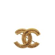 Pre-owned Metal chanel-jewelry Chanel Vintage , Yellow , Dames