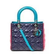 Pre-owned Leather handbags Dior Vintage , Multicolor , Dames