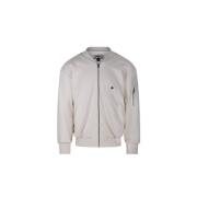 Cargo Fleece Bomber met trekkoord A Paper Kid , Beige , Heren