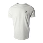 Heren Wit Katoenen T-shirt Dondup , White , Heren