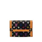 Pre-owned Canvas wallets Louis Vuitton Vintage , Multicolor , Dames