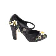 Pre-owned Fabric heels Dolce & Gabbana Pre-owned , Black , Dames