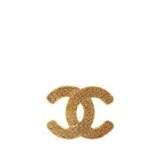 Pre-owned Metal chanel-jewelry Chanel Vintage , Yellow , Dames