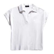 Klassiek Polo Shirt in Diverse Kleuren Fay , White , Dames