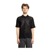 Logo Mesh Button-Up Shirt 1017 Alyx 9SM , Black , Heren